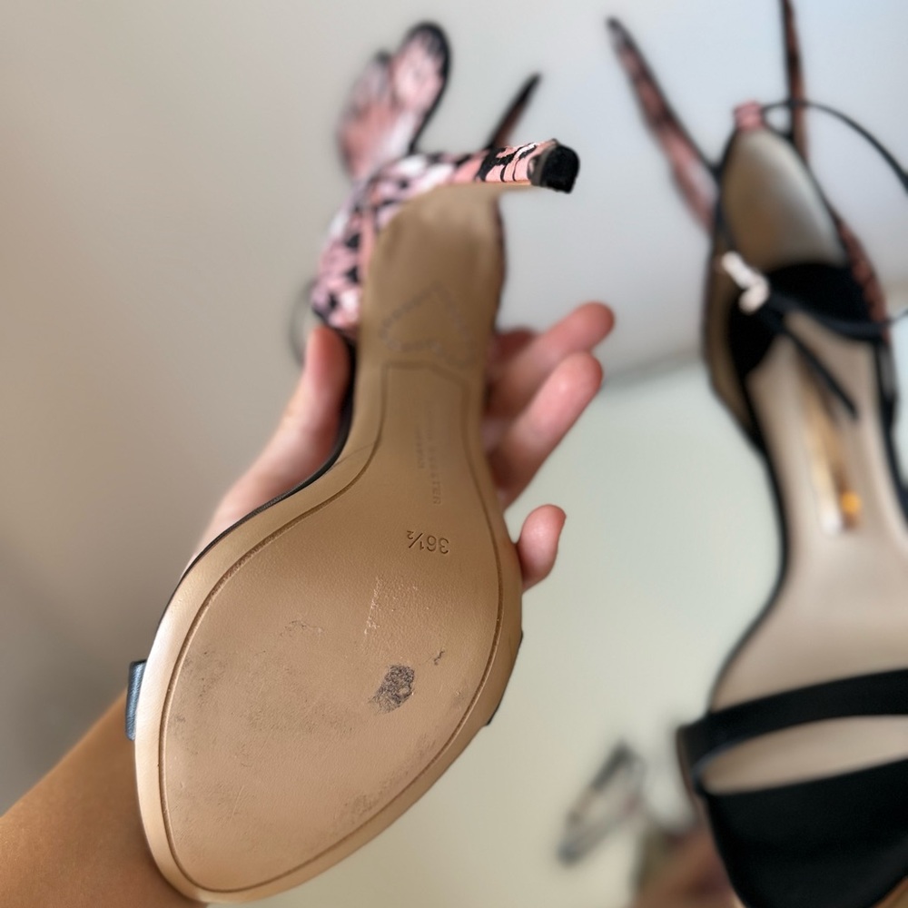 Like new Sophia Webster Chiara Butterfly High Heel Sandals - Picture 10 of 13